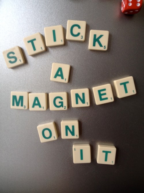 Stick a magnet on it