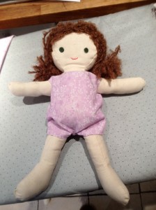 Lou Lou in her onesie